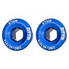 2 pezzi ZTTO Coprimanovella in lega di alluminio per bicicletta Viti per manovella per mountain bike, Stile: M20 Blu