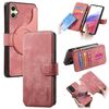 Per Samsung Galaxy A06 CaseNeo MagSafe RFID Anti-furto Custodia in pelle retrò per telefono (rosa)