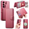 Custodia per Samsung Galaxy S25 5G, custodia Neo Finger Grip Strap MagSafe in pelle (rossa)