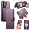 Custodia per Samsung Galaxy S25+ 5G, custodia Neo Finger Grip Strap MagSafe in pelle (viola)