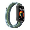 Per Huawei Band 10/9/8 Cinturino per orologio con gancio e passante in nylon con connettore metallico (blu scuro)