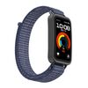 Per Huawei Band 10/9/8 Cinturino per orologio con gancio e passante in nylon con connettore metallico (blu notte)