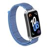 Per Huawei Band 10/9/8 Cinturino per orologio con gancio e passante in nylon con connettore in plastica (blu mantello)