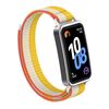 Per Huawei Band 10/9/8 Cinturino per orologio con gancio e passante in nylon con connettore in plastica (bianco miglio)