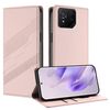 Per Asus ROG Phone 8 Pro Custodia per telefono in pelle retrò con portafoglio multifunzionale in rilievo (rosa)