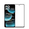 Pellicola in vetro temperato a schermo intero PINWUYO 9H 2.5D per Xiaomi Poco M7 (nero)