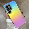 Custodia per telefono con sfumatura di colore satinato per Samsung Galaxy S25 Ultra 5G (placcatura colorata)