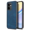Per OPPO Reno13 F Custodia per telefono in pelle vintage per PC (blu)