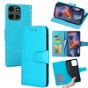 Per Motorola Moto G 5G 2025 Custodia in pelle con texture di cristallo (blu cielo)