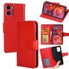 Per Motorola Moto G05 Custodia in pelle con texture di cristallo (rosso)