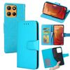 Per Motorola Moto G15 / G15 Power Custodia in pelle con texture Crystal (blu cielo)