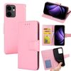 Per OPPO Reno13 F 5G / 4G Custodia in pelle con texture di cristallo (rosa)