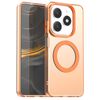 Per Tecno Spark Go 1S Candy Magsafe PC Hybrid TPU Custodia per telefono (arancione)