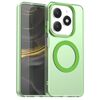 Per Tecno Spark Go 1S Candy Magsafe PC Hybrid TPU Custodia per telefono (verde)