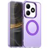 Per Tecno Spark Go 1S Candy Magsafe PC Hybrid TPU Custodia per telefono (viola)