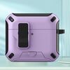 Per AirPods 4 Auricolari Bluetooth wireless MagSafe Holder Custodia protettiva (viola)