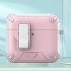 Per AirPods 4 Auricolari Bluetooth wireless MagSafe Holder Custodia protettiva (bianco rosa)
