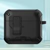 Per auricolari wireless Bluetooth AirPods 3 MagSafe Holder Custodia protettiva (nero)