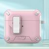 Per AirPods 3 auricolari Bluetooth wireless MagSafe Holder Custodia protettiva (bianco rosa)