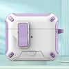 Per AirPods 3 auricolari Bluetooth wireless MagSafe Holder Custodia protettiva (bianco viola)
