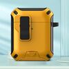 Per AirPods 2/1 Auricolari Bluetooth wireless Custodia protettiva con supporto MagSafe (giallo)