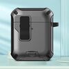Per AirPods 2/1 Auricolari Bluetooth wireless Custodia protettiva con supporto MagSafe (grigio)