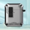 Per AirPods 2/1 Auricolari Bluetooth wireless Custodia protettiva con supporto MagSafe (argento)