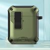 Per AirPods 2/1 Auricolari Bluetooth wireless Custodia protettiva con supporto MagSafe (verde)