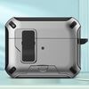 Per AirPods Pro auricolari Bluetooth wireless MagSafe Holder Custodia protettiva (argento)