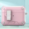 Per AirPods Pro 2 Auricolari Bluetooth wireless Custodia protettiva con supporto MagSafe (bianco rosa)