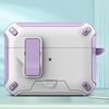 Per AirPods Pro 2 auricolari Bluetooth wireless MagSafe Holder Custodia protettiva (bianco viola)