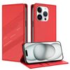 Per iPhone 14 Pro Custodia per telefono in pelle retrò con portafoglio multifunzionale in rilievo (rosso)