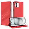 Per iPhone 12 / 12 Pro Custodia per telefono in pelle retrò con portafoglio multifunzionale in rilievo (rosso)