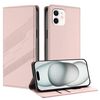 Per iPhone 12 / 12 Pro Custodia per telefono in pelle retrò con portafoglio multifunzionale in rilievo (rosa)