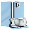 Per iPhone 12 Pro Max Custodia per telefono in pelle retrò con portafoglio multifunzionale in rilievo (azzurro chiaro)