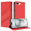 Per iPhone 8 Plus / 7 Plus Portafoglio multifunzionale in rilievo Custodia per telefono in pelle retrò (rosso)