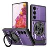 Per Samsung Galaxy S20 FE Armor Supporto Rotante MagSafe Custodia per Telefono (Viola)