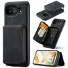 Per Google Pixel 9a JEEHOOD J02 Custodia per telefono in pelle con cerniera magnetica orizzontale (nero)