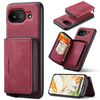 Per Google Pixel 9a JEEHOOD J02 Custodia per telefono in pelle con cerniera magnetica orizzontale (rosso)