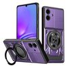 Per Samsung Galaxy A05 Armor Supporto Rotante MagSafe Custodia per Telefono (Viola)