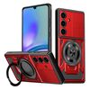 Per Samsung Galaxy A05s 4G Armor Rotating Holder MagSafe Custodia per telefono (rosso)