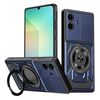 Per Samsung Galaxy A06 5G / 4G Custodia per telefono con supporto girevole MagSafe (blu)
