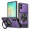 Per Samsung Galaxy A06 5G / 4G Custodia per telefono con supporto rotante MagSafe (viola)