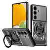 Per Samsung Galaxy A13 / A04e Custodia per telefono con supporto girevole MagSafe Armor (grigio)