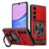 Per Samsung Galaxy A15 Armor Rotating Holder MagSafe Custodia per telefono (rosso)