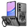 Per Samsung Galaxy A15 Armor Supporto Rotante MagSafe Custodia per Telefono (Grigio)