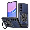 Per Samsung Galaxy A15 Armor Rotating Holder MagSafe Custodia per telefono (blu)