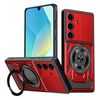 Per Samsung Galaxy A16 5G / 4G Custodia per telefono con supporto rotante MagSafe (rosso)