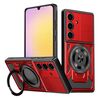 Per Samsung Galaxy A25 5G Custodia per telefono con supporto rotante MagSafe Global Armor (rosso)