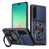 Per Samsung Galaxy A26 5G Custodia per telefono con supporto rotante MagSafe (blu)